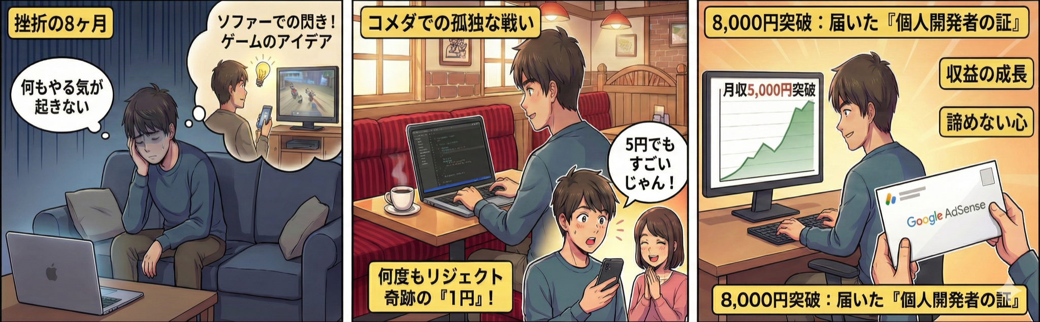リジェクトから8ヶ月、1円から始まった副業アプリ開発の軌跡【2作目の挑戦】